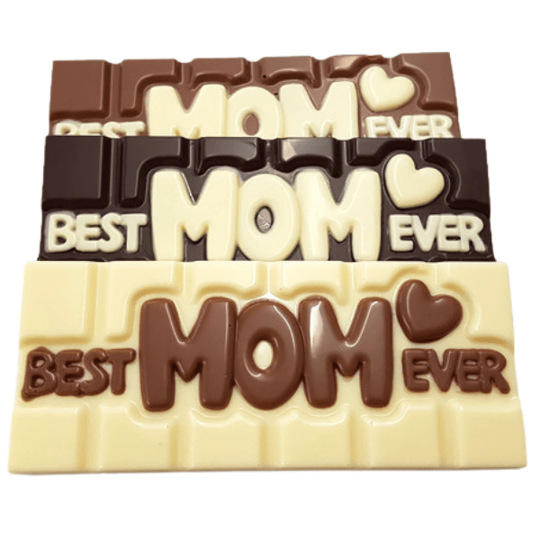 "Best MOM Ever" Chocolate Bar Galloway Fudge Company